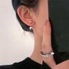 Vintage Two Ways To Wear Round Ball Metal Gold Color Earrings for Women New Trendy Simple Korean Boucle Oreille Femme Jewelry