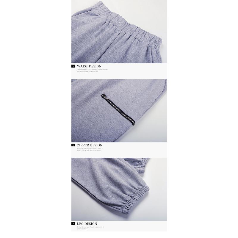 Women's Fashion Casual High Waist Trousers Pants Capris