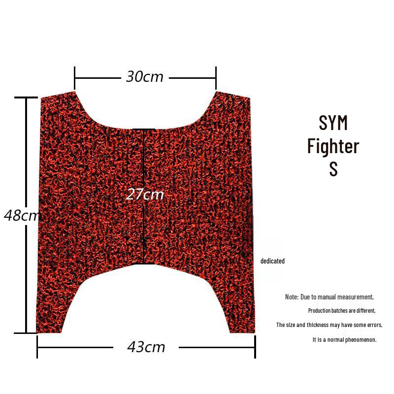 Compatible Silk Ring Foot Pad for SYM Hanjang S 125CC XS-125T-21 EFI Motorcycle
