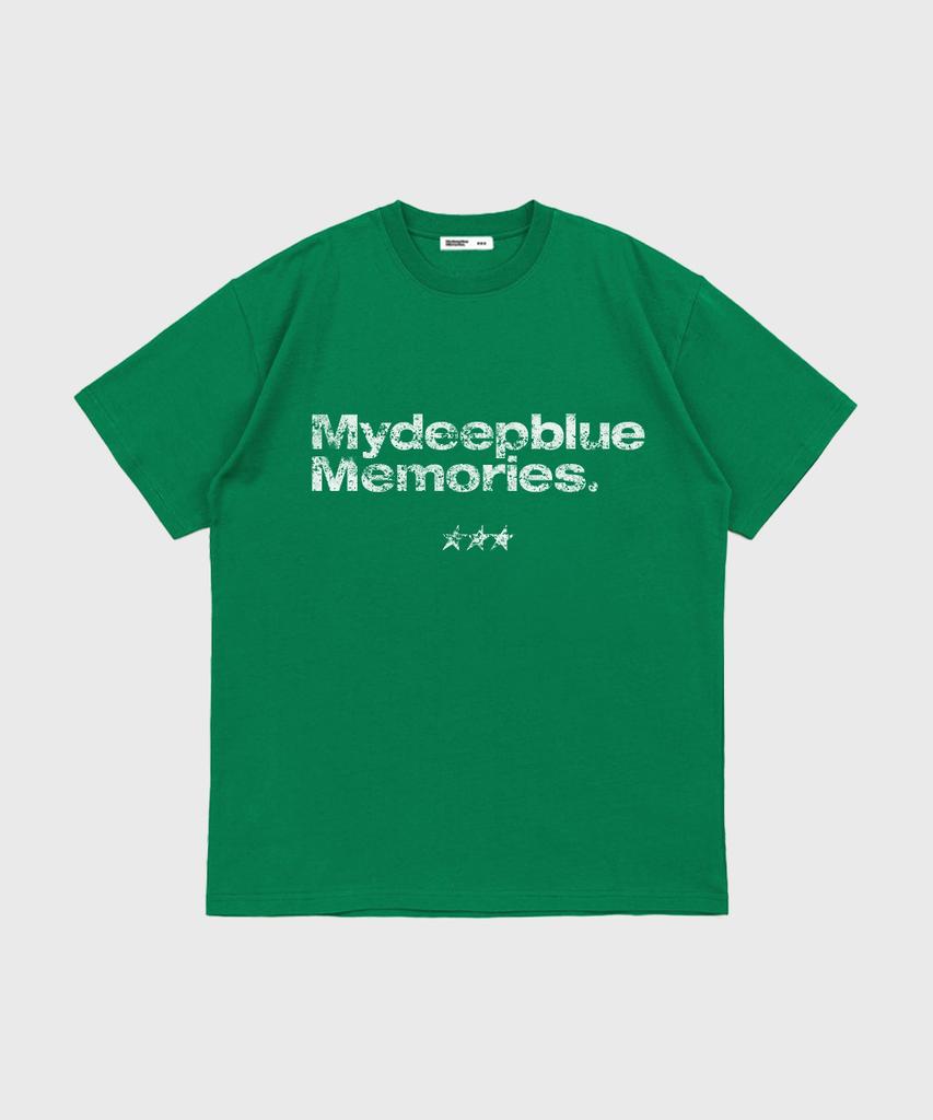Maidibbeullumemolijeu Mm Text T-Shirts(Green)