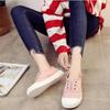 For Shoes Women Sneaker Leisure Fashion Four Seasons Breathable Slipon Athletic Low Help Womens Canvas Board Shoes