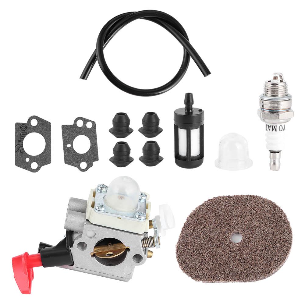 Air Filter Cleaner Carburetor Set for Stihl FS50 FS56 FS40 FS70 FC56 FC70 ZAMA C1M‑S267A
