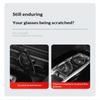Car Glasses Box Portable Car Sunglasses Holder Car Driving Glasses Holder Eyeglass Case Sun Visor Multifunctional Storage Box