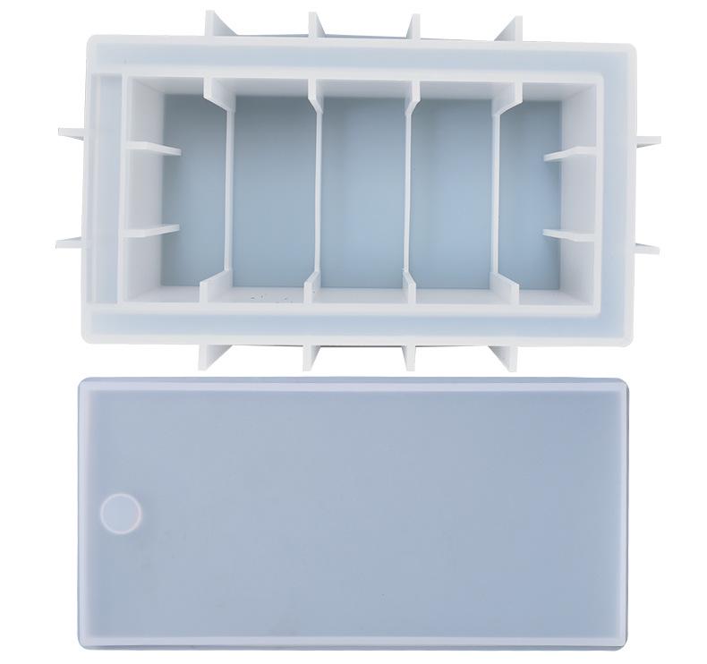 Poppy DIY Crystal Resin Mold for Chess & Card Tissue Storage Box Silicone Cake Mold