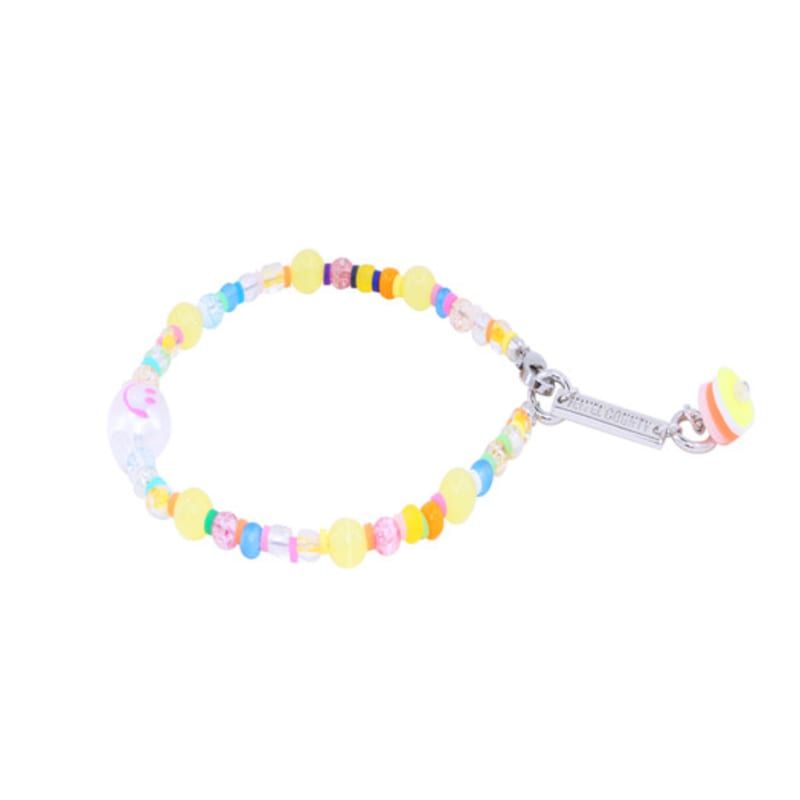 JewelCOUNTY GLÜCKLICHE DINGE ROSA SMILE PERLENARMBAND