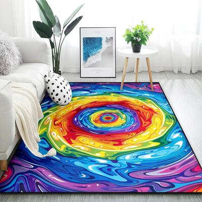 3D Optical Illusion Living Room Carpet Bedroom Living Room Anti-slip Floor Rug Soft Hallway Kitchen Floor Mats Home Decoration