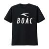 Retro Vintage Boac Letter Star Print Casual Streetwear T Shirt Vintage Slightly Fashion Streetwear Comfortable Versatile