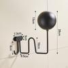 Helmet Motorcycle Holder Wall Mount 180 Degree Rotation Display Storage Hanger for Volleyball