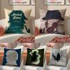 S-Sherlock H-Holmes Pillow Case Comfort Sofa Bed Silky Elegant Invisible Zipper Decorative Cushion Cover