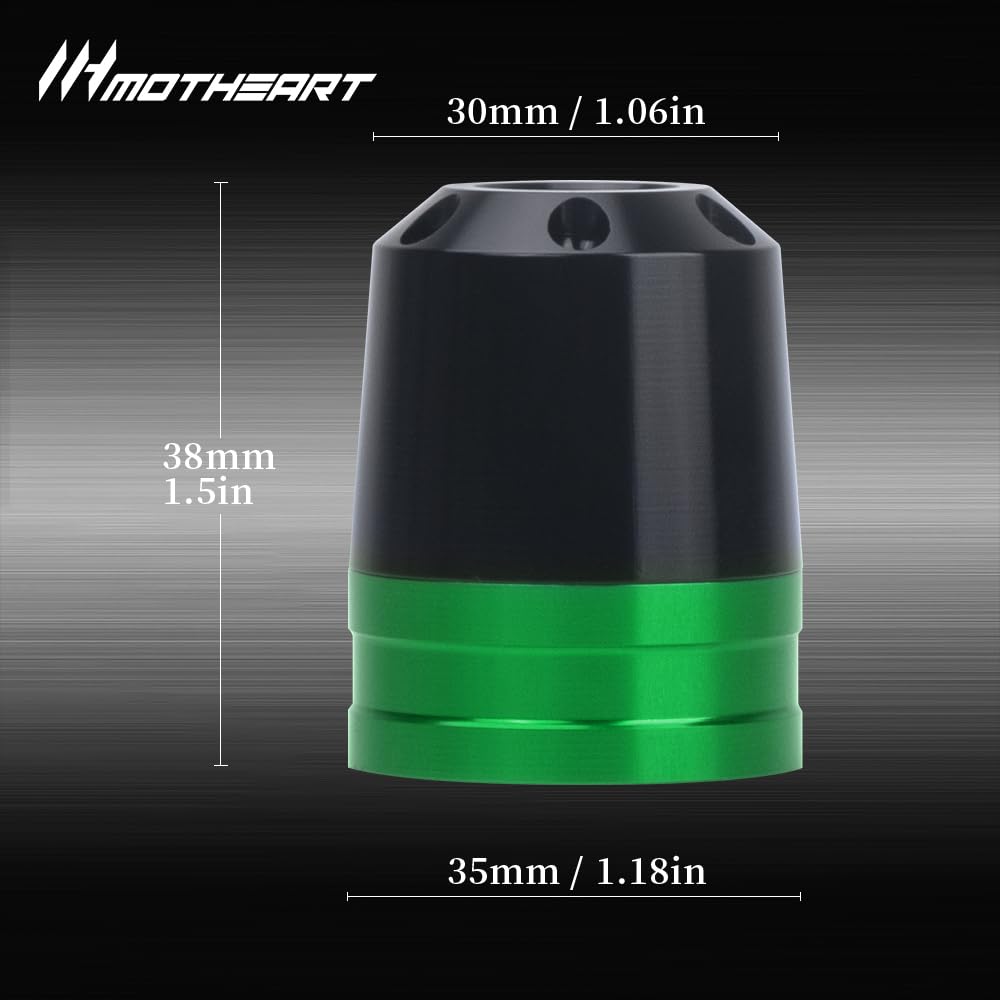 MotHeart Motorcycle Bar End Slider Fit for Z900 2017-2025 Motorcycle Handlebar End Protector Bike