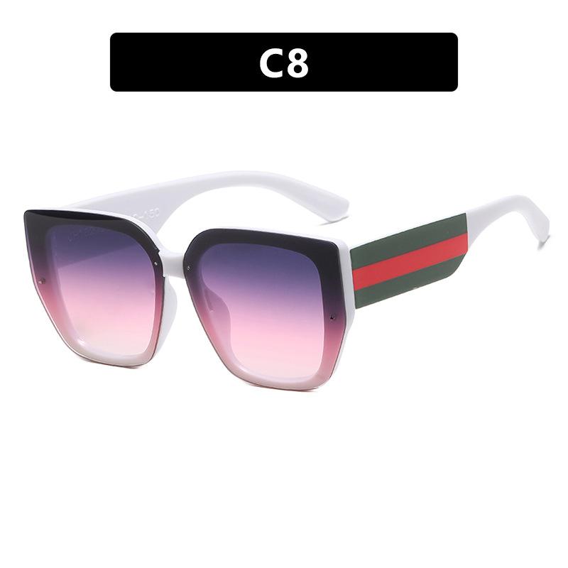 Large Frame Women Sunglasses Plastic Polygonal Vintage Retro Square Oversized Eyewear UV400 Protection Brand Style