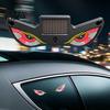 Gift for Car Enthusiasts Solar Demon Eyes LED Light, USB Wireless Animated Eye Warning Lights Windshield Modified Vehicle Exterior Decoration And Rear