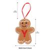 Weihnachts-Lebkuchenmann-Ornamente: Festliche Alphabet-Hängedekorationen