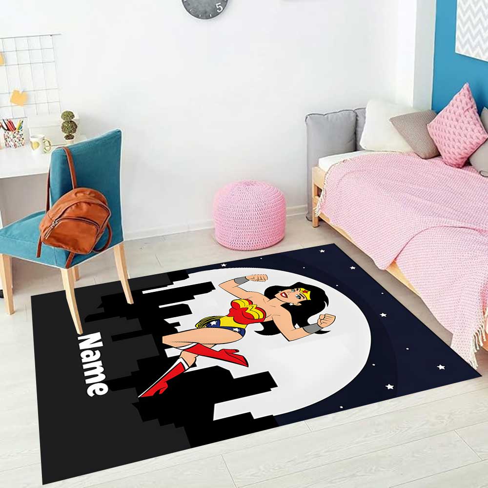 Warner Bros. Films (2) Personnalisez votre tapis avec nom, coussin de chaise de bureau, cadeau pour chambre à coucher, salon.