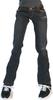 [Petite Marie] 13 DDS Compatible Okayama Processed Distressed Straight Jeans Black KOJIMA Processed Distressed Low-Rise Jeans Stretch Denim Standard
