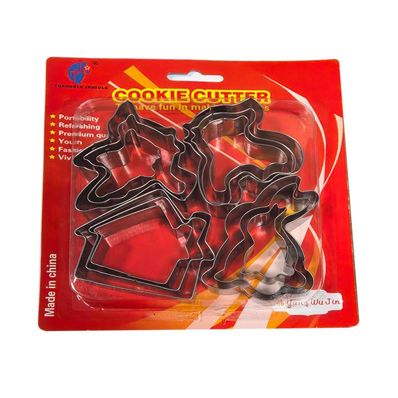 Heart Star 12-Piece Stainless Steel Cake & Cookie Cutter Mold Set