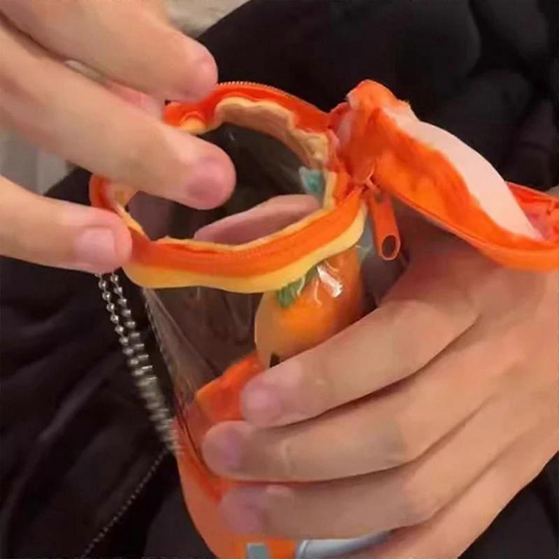 Giocattolo Peluche Spremiagrumi Carota Novità Portatile Coulisse Rotante Regalo Bambini Adulti
