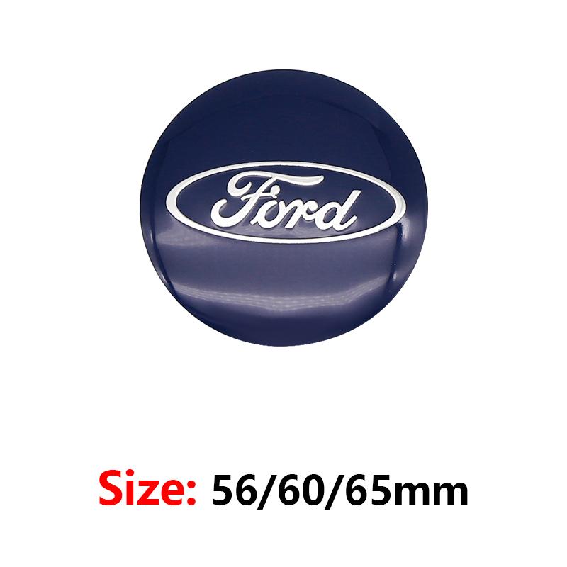 Ford 5.6cm 6cm 6.5cm For Focus MK2 MK3 Mondeo Car Exterior Decorative Accessories Wheel Hub Center Cap Stickers Accessories WM9