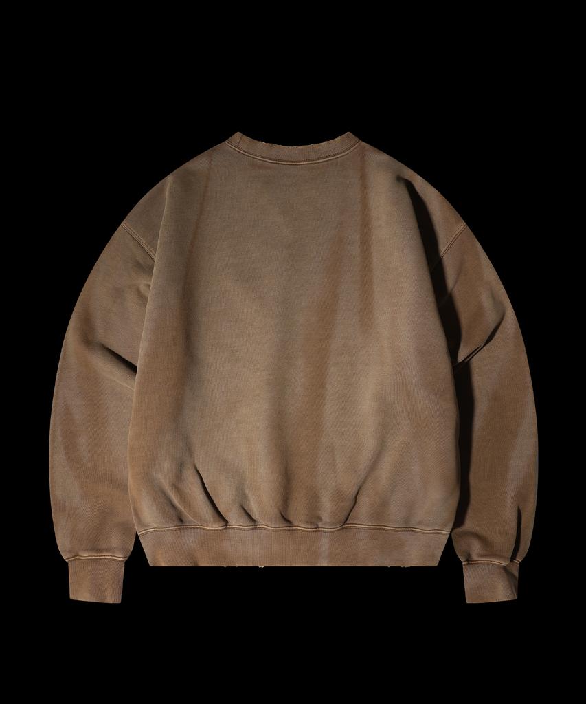 RAR Rar Sunfade Effect Vintage Sweatshirt_Faded Camel