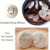 1-11Pcs Wool Dryer Balls 1/7cm Reusable Natural Fabric Softener  Home Wrinkle Reducer Washing Machine Cleaning Supplies Gadget