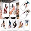 Fashion Girls High Heels Phone Case For Xiaomi Mi 12 11T 10T 9T Lite Pro Ultra Note 10 Poco F3 F4 X4 GT Soft Black Phone Cover