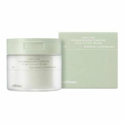 JI WOO GAE Cica BHA Blemish Toner Pad 170ml(60Pads)