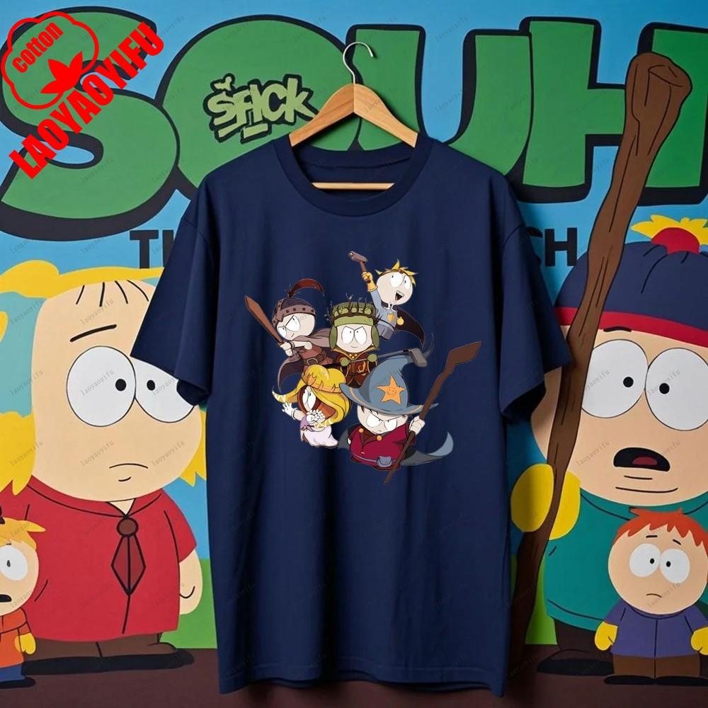 South Parks Little Fat Boy Cartman Cute Cartoon Printed Tshirt Shirt Humorous Streetwear Unisex Summer Crewneck Shortsleeved