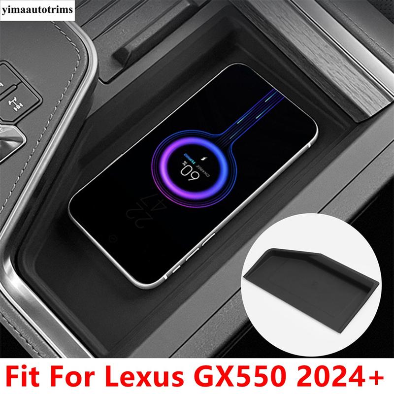 Voor 2024 Lexus GX550 Auto Middenconsole Draadloze Oplader Siliconen Silica Gel Beschermingsmat Interieur Accessoires Modificatie