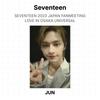 Seventeen 2023 JAPÁN FANMEETING LOVE IN OSAKA UNIVERSAL Hivatalos Fotókártya
