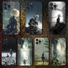 Game Nier Automata Phone Case For iPhone 16,15,14,13,12,11 Plus,Pro Max,XS,X,XR,SE,Mini,8,7,Soft Silicone Black Cover