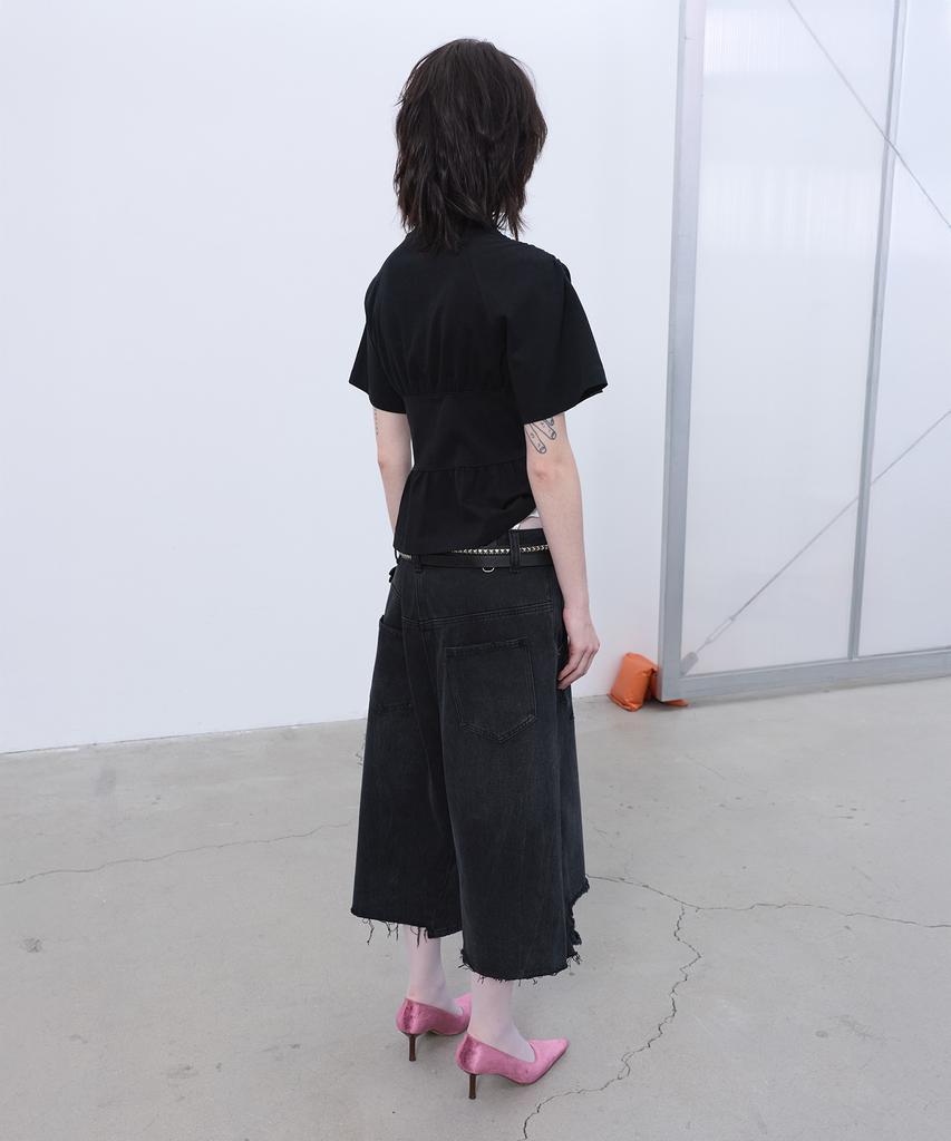 LCDC™ Shirring T-Shirt (Black)