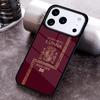 Algerian Russia Serbian Spain Passport Phone Case For iPhone 17 16 15 14 13 12 11 Pro Max Plus 17Air Soft Silicone Cover
