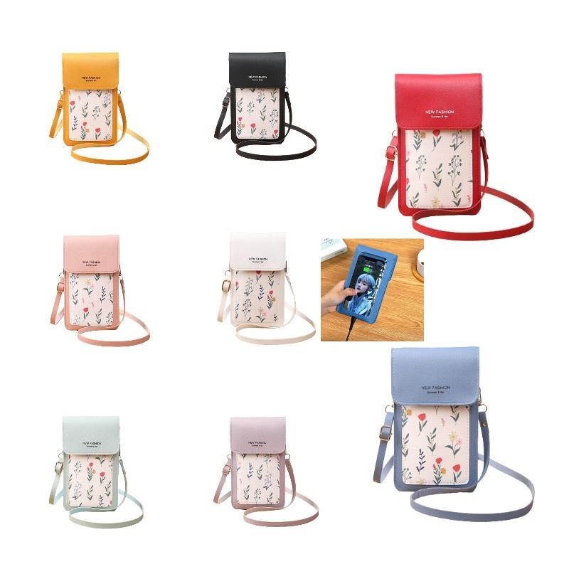 Mini Shoulder Bag For Girls Trendy Letter And Floral Prints Easy To Carry