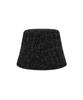 Bajal Va Studded Tweed Drop Bucket Hat Black
