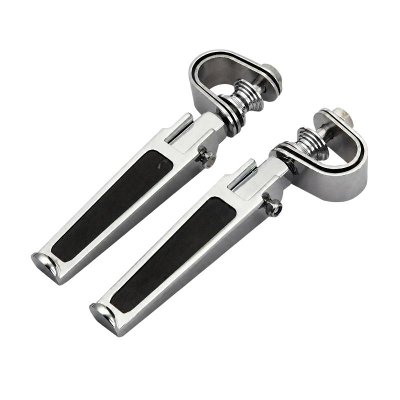 Aluminum Motorcycle Hinge Peg Pair with Support Platform for Daily Road Use Garage Service and Parking Control
