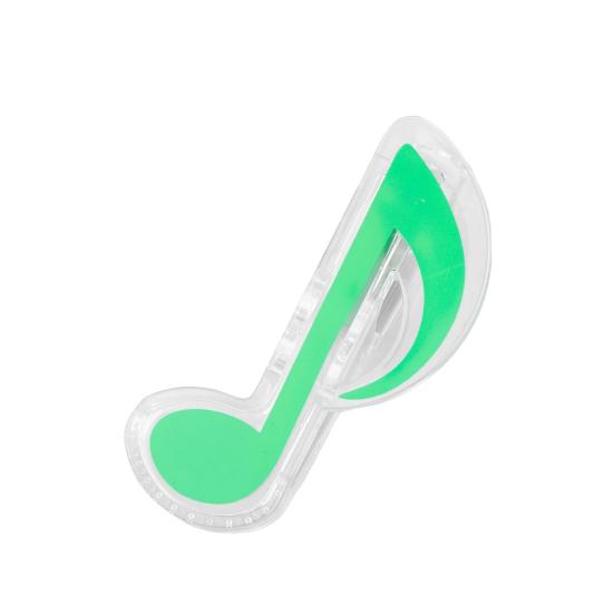 Note Clip Musical Scale Shape Reusable Hollow Out Portable Memo Paper Clip