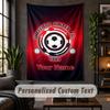 Personalized Wall Tapestry,Sheffield United FC Custom Text, Soft Fabric Wall Art For Indoor Decoration