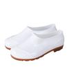 2025 New Hygiene Work Food Boots Rain Shoes Low-top Quick-drying Solid Color Non-slip White Rubber Shoes Light and High Quality