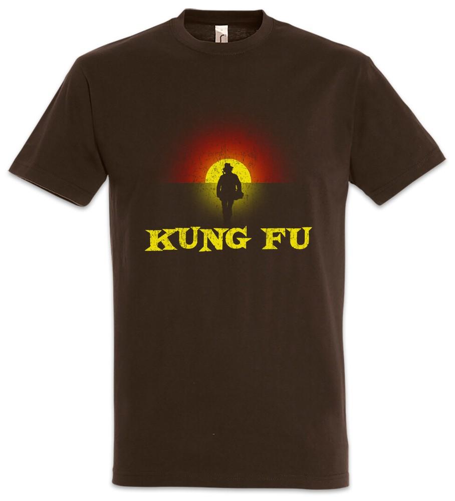 Kung Fu marche Silhouette T-Shirt arts martiaux Bruce Arts symbole Lee karaté
