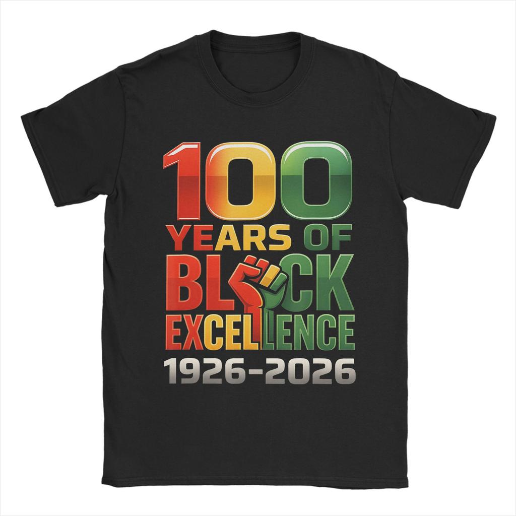 Unisexs TShirt Years Black History Beginning Centennial Africa Crazy Pure Cotton Tees Short Sleeve T Shirt