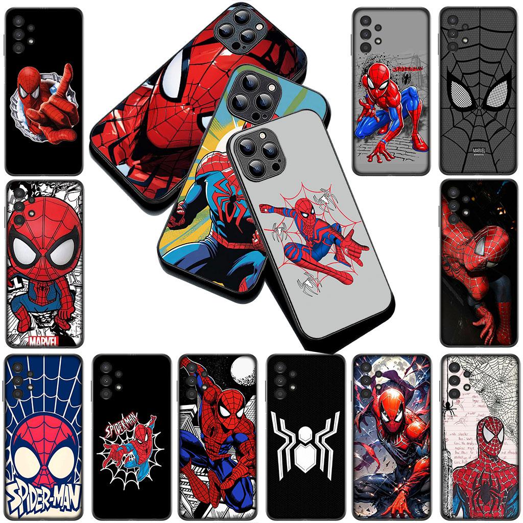 Phone Cover for Motorola Moto G22 G23 G32 G53 G60 G72 G64 G20 G8 G9 Plus Power E13 E20 E32 Case Spiderman Marve Spider Man