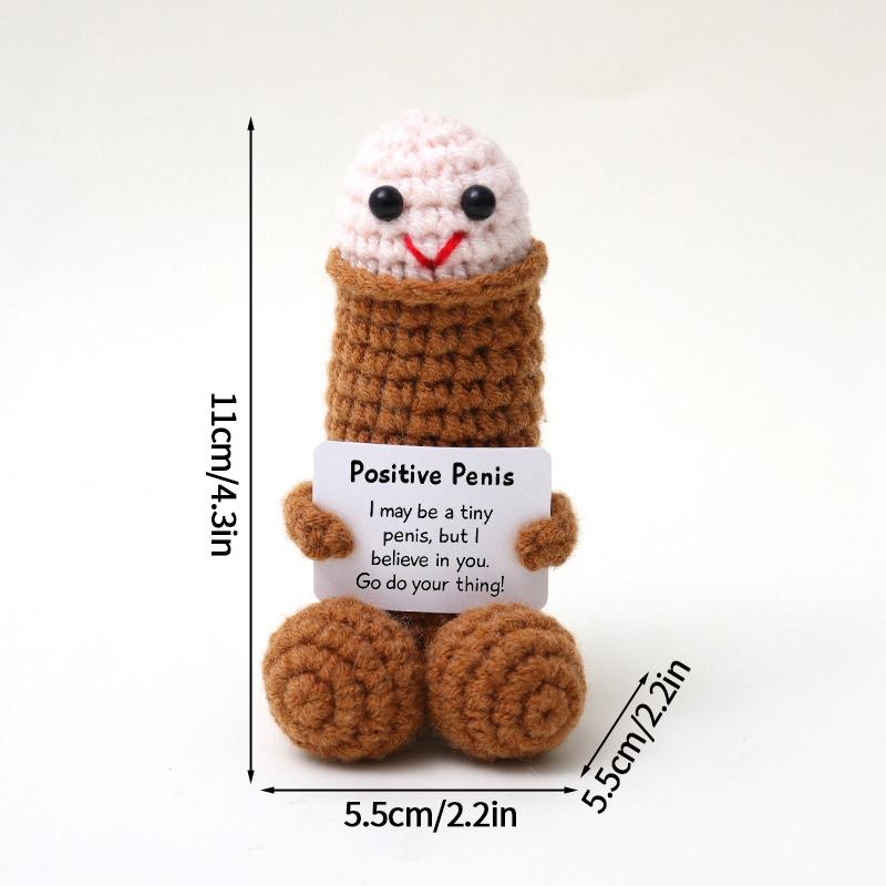 Positive Potato Ornament Desk Accessories Offices Accessories Desktop Decoration Crochet Fruits Vegetables New Year Gift