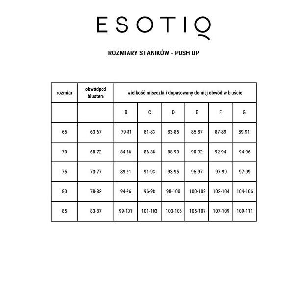 Push-up Bra Esotiq 37696-99X