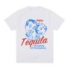 Enjoy Tequila Retro Graphic T Shirt Unisex Women Cute Funny Alcohol Drinking TShirts Vintage Fashion T Shirts Tops Unisex Clothing
