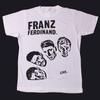 Franz Ferdinand4 Ansikten T-shirt Kortärmad S till 5XL VIT CS099 Unisex T-shirt