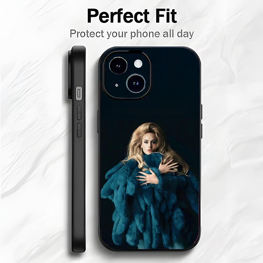 Seelenvoll Britische Sängerin A-Adele Adkins Handyhülle Handyhülle Weiche Verpackung Leicht Für iPhone17 16 15 14 13ProMax