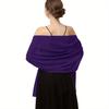 Elegant Bubble Chiffon Shawl Hijab Women Lightweight Shawl and Wrap Female Foulard Perfect for Casual Outings and Evening Events
