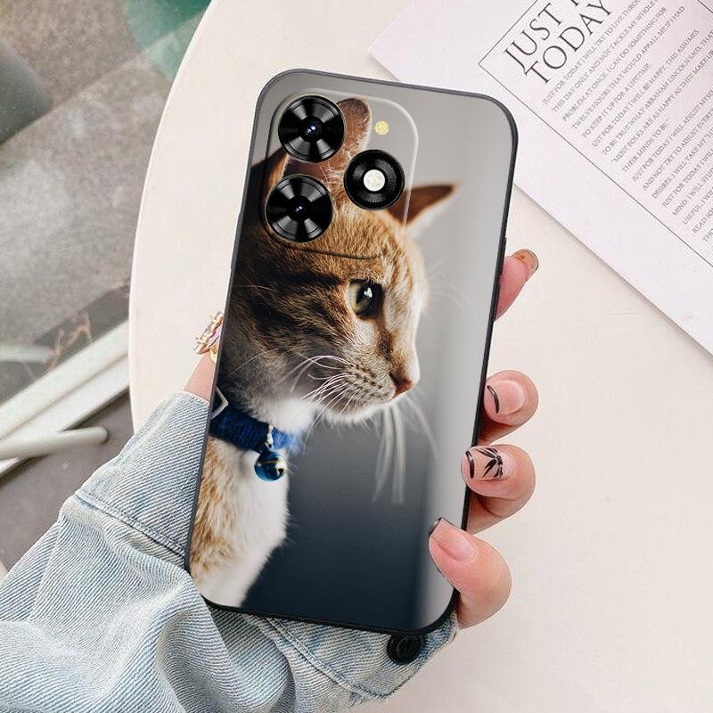 For Tecno Spark Go 2024 Phone Case astronaut Silicone Camera Protection Back Cover For Tecno Pop 8 Funda Coque Spark Go2024 BG6