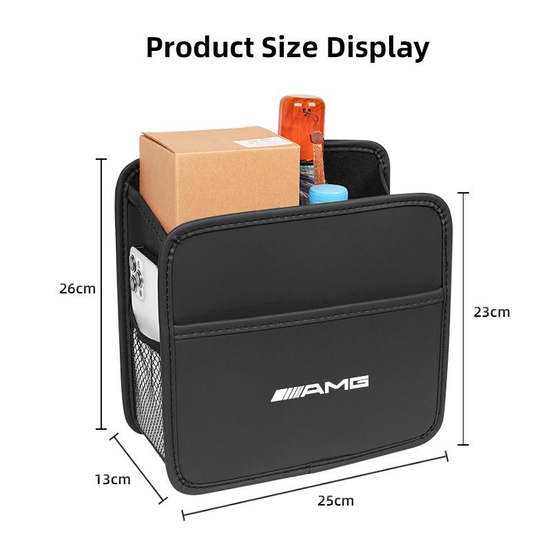 Car Seat Storage Bag Tissue Box Multifunctional Storage Bag Accessories Car Decal For Mercedes Benz AMG W214 W205 W204 W206 W213 CN1