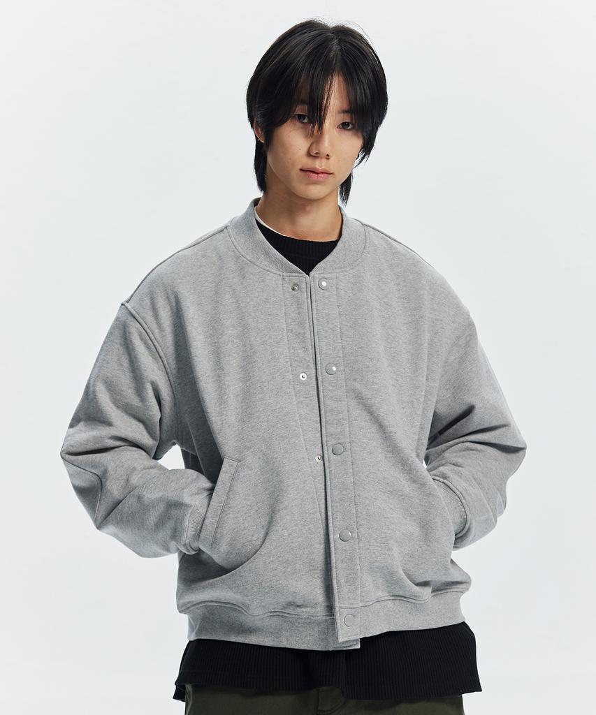 Frizmworks Sweat Varsity Jacket _ Gray
